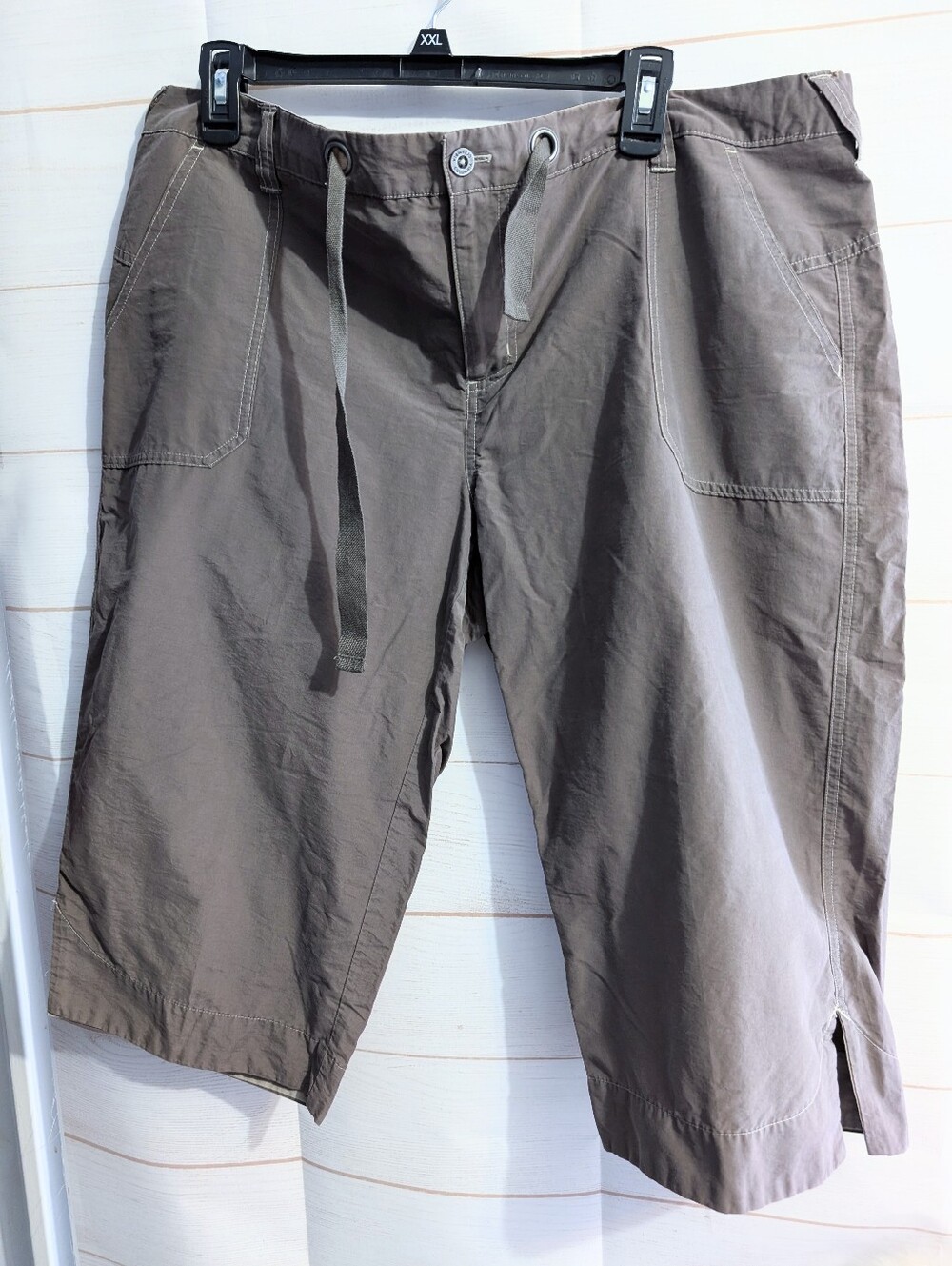 Nwot Columbia Men's Brown Drawstring Hybrid Shorts Size XL
